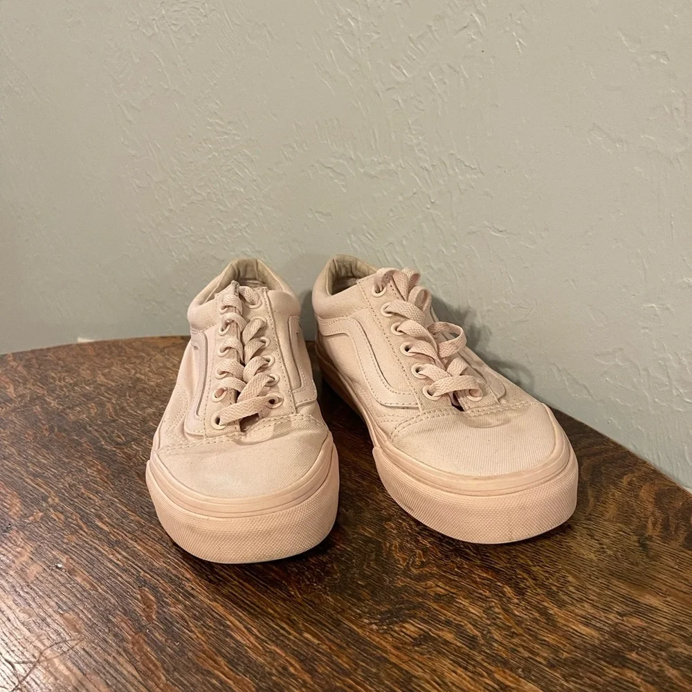 VANS off the wall old skool skaters pink womens 6.5 - Picture 3 of 8